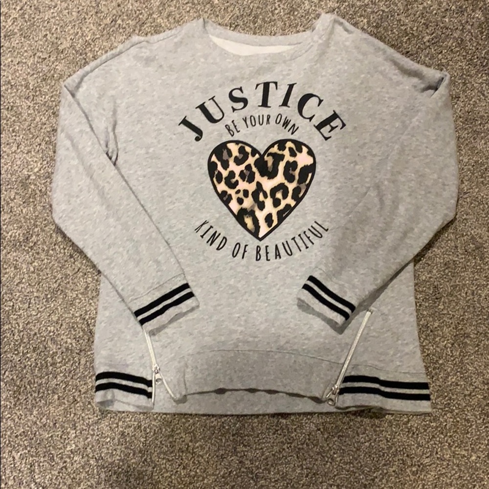 Justice girls size 18/20 great condition sweater